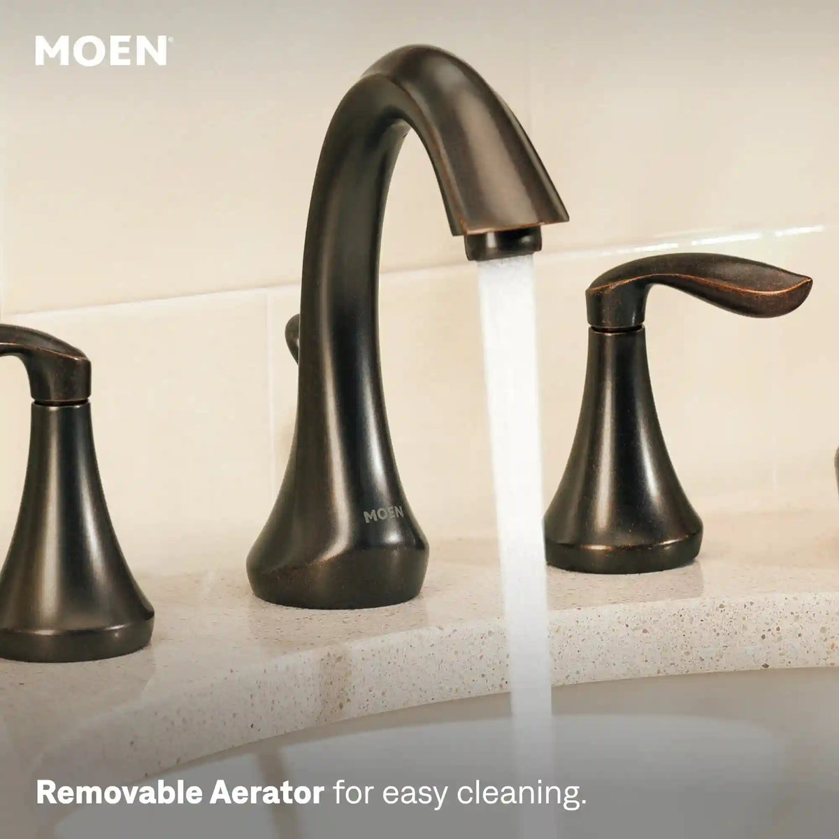 Eva Two-Handle High Arc Bathroom Faucet