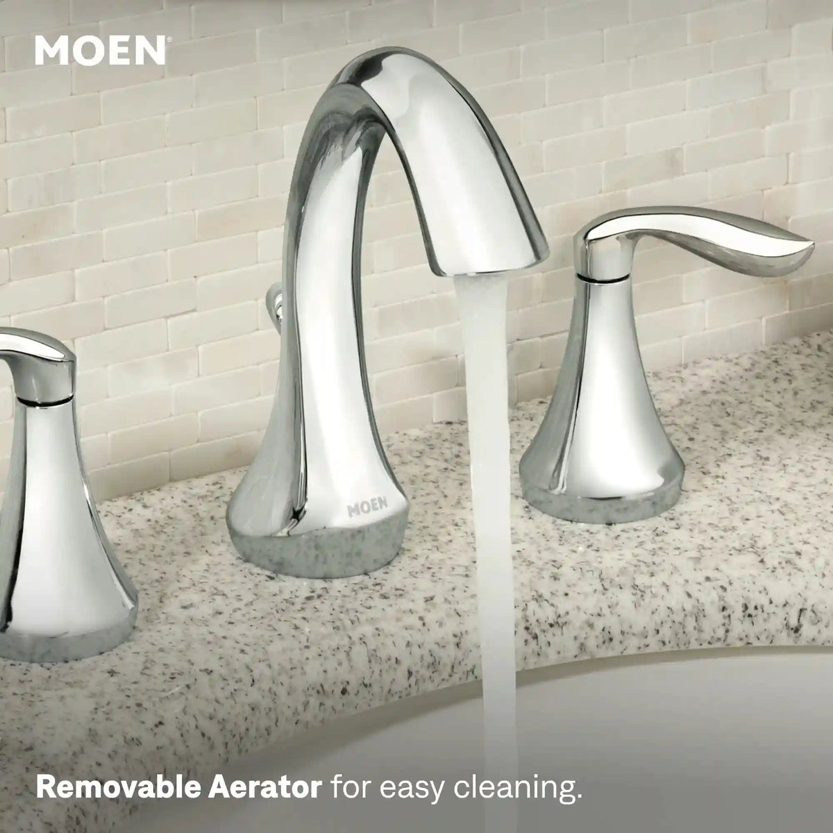 Eva Two-Handle High Arc Bathroom Faucet