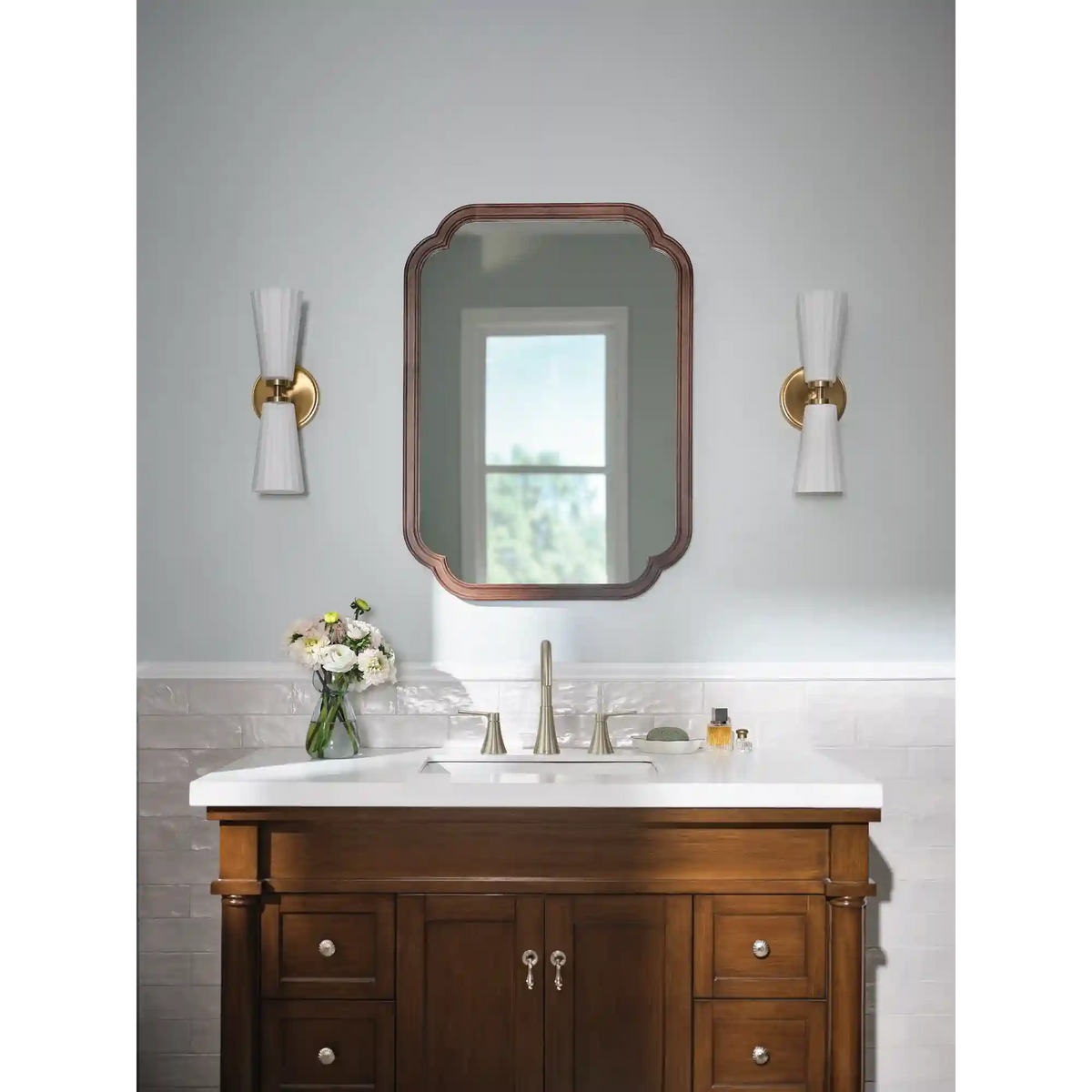 Jase Two-Handle High Arc Bathroom Faucet