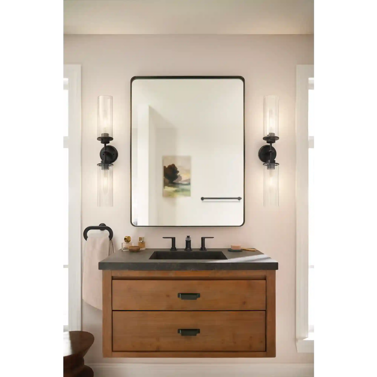 Greenfield Two-Handle Low Arc Bathroom Faucet