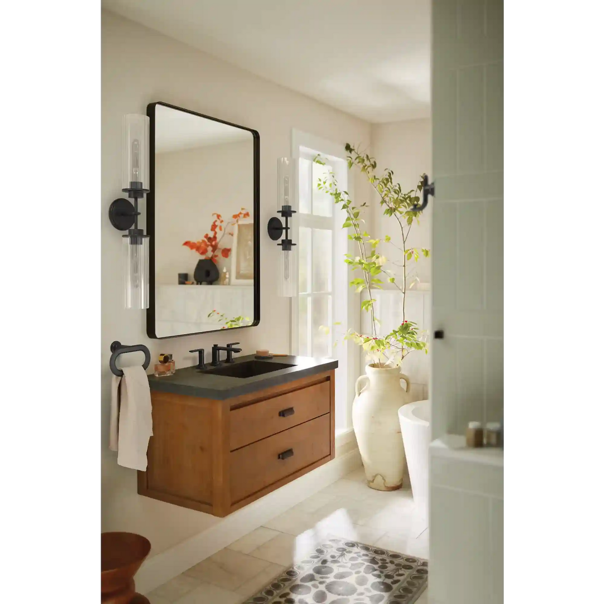 Greenfield Two Globe Bath Light