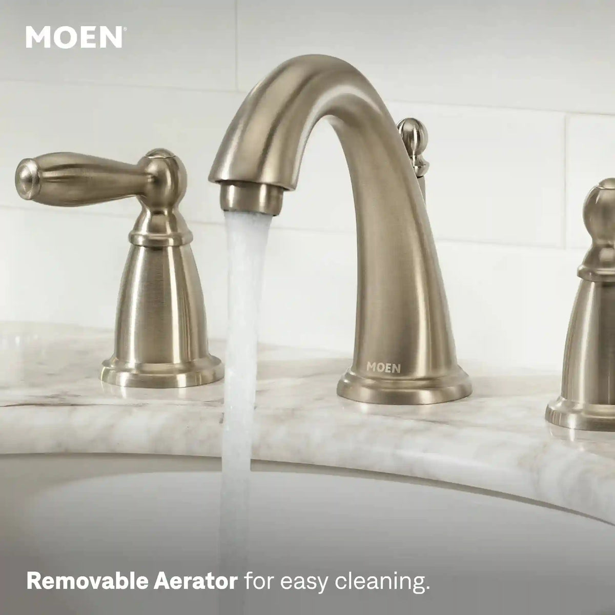 Brantford Two-Handle High Arc Bathroom Faucet