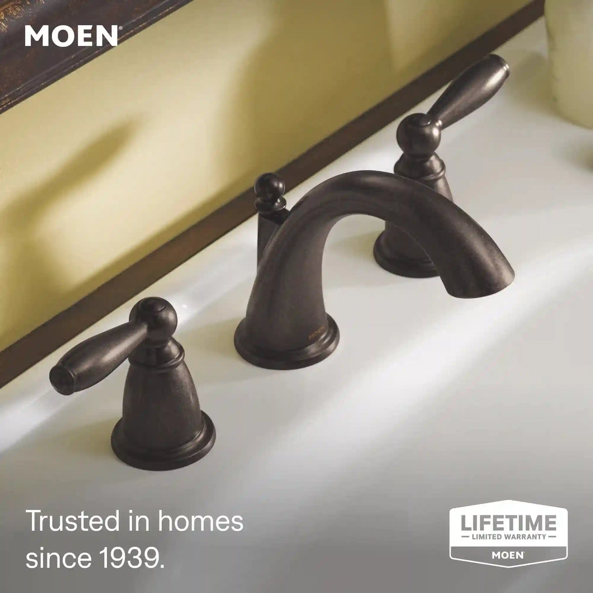 Brantford Two-Handle High Arc Bathroom Faucet