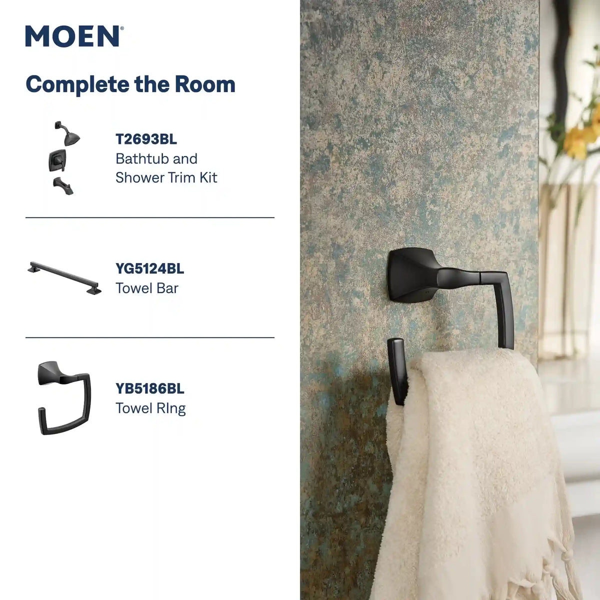 Voss Two-Handle High Arc Bathroom Faucet