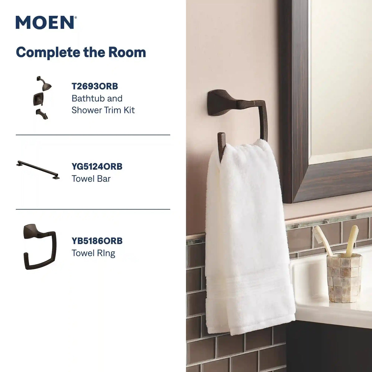 Voss Two-Handle High Arc Bathroom Faucet