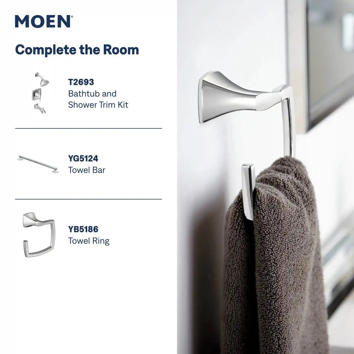 Voss Two-Handle High Arc Bathroom Faucet