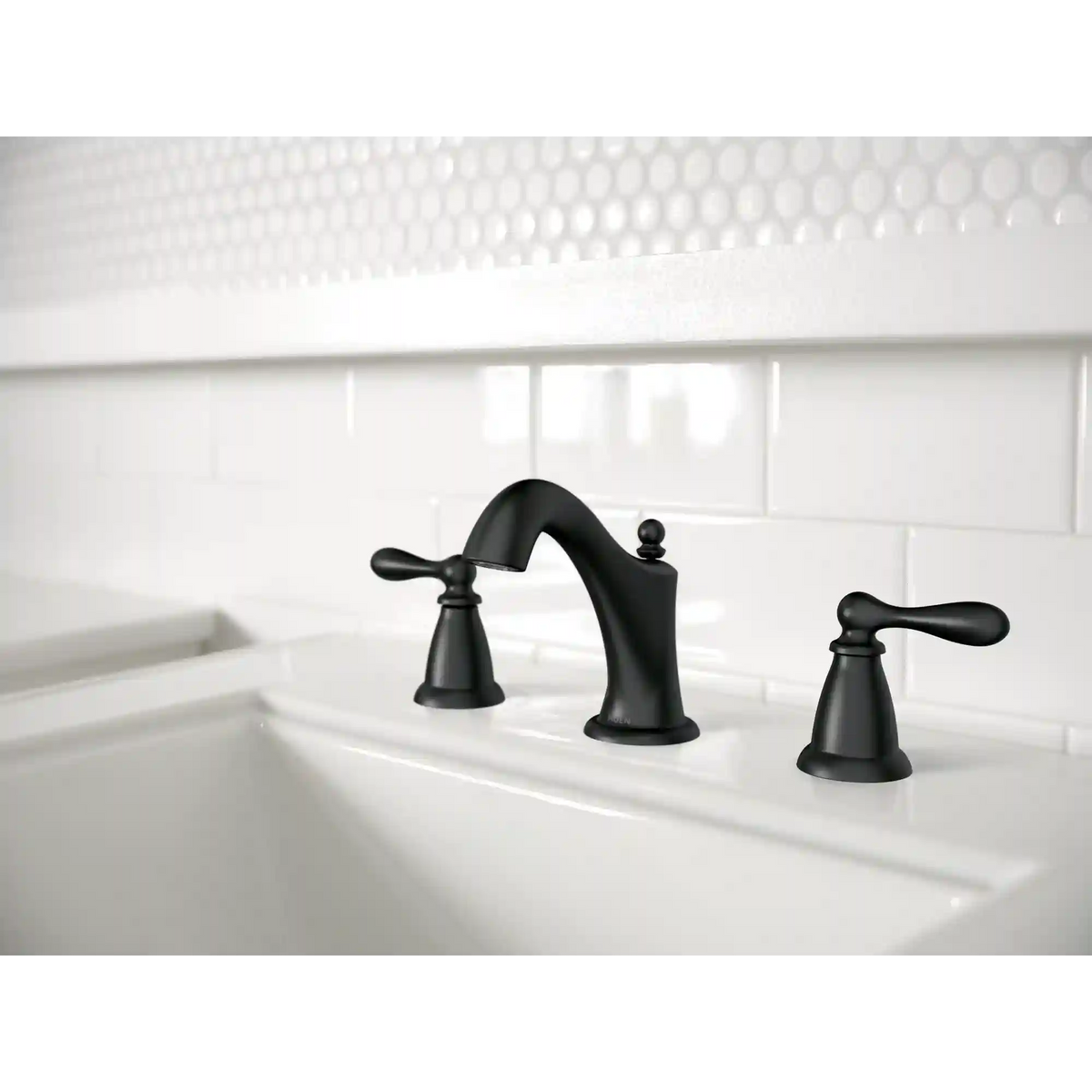 Caldwell Two-Handle High Arc Bathroom Faucet