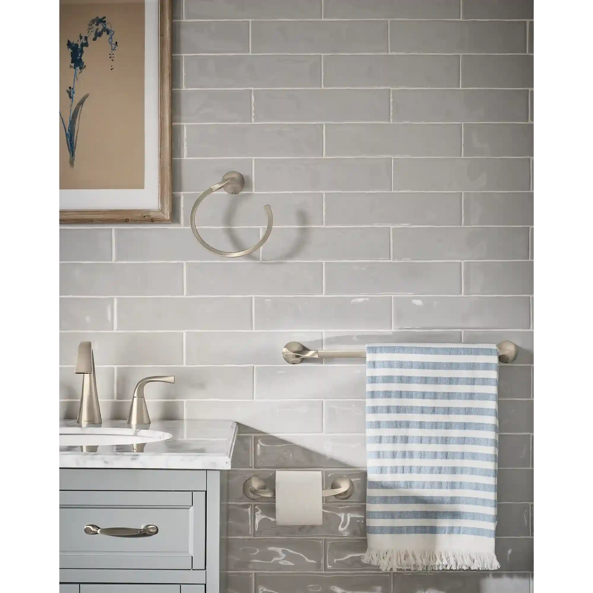Oxby Two-Handle High Arc Bathroom Faucet