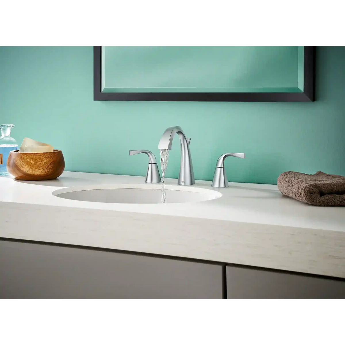 Oxby Two-Handle High Arc Bathroom Faucet