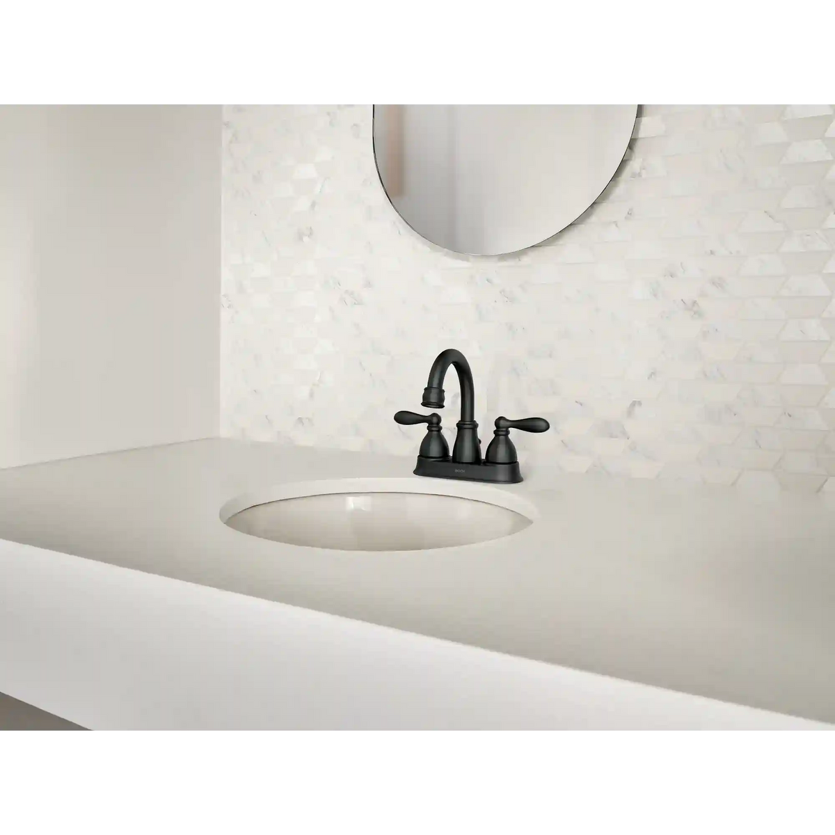 Caldwell Two-Handle High Arc Bathroom Faucet
