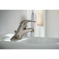Adler Spot resist brushed nickel one-handle low arc bathroom faucet