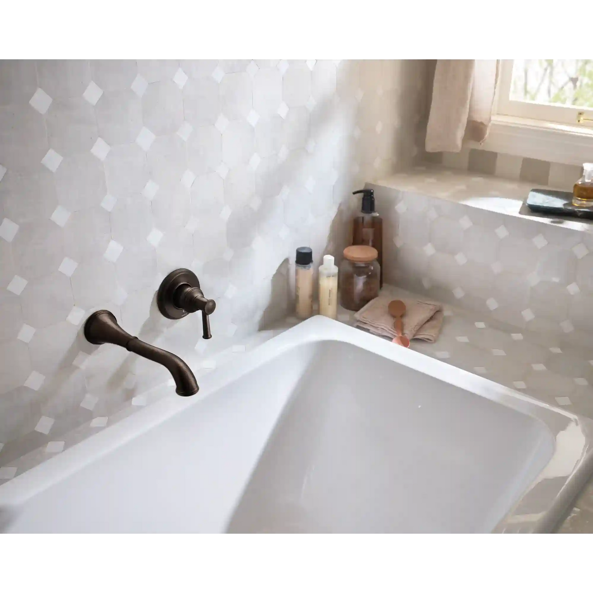 Belfield One-Handle Non Diverter Wallmount Tub Filler