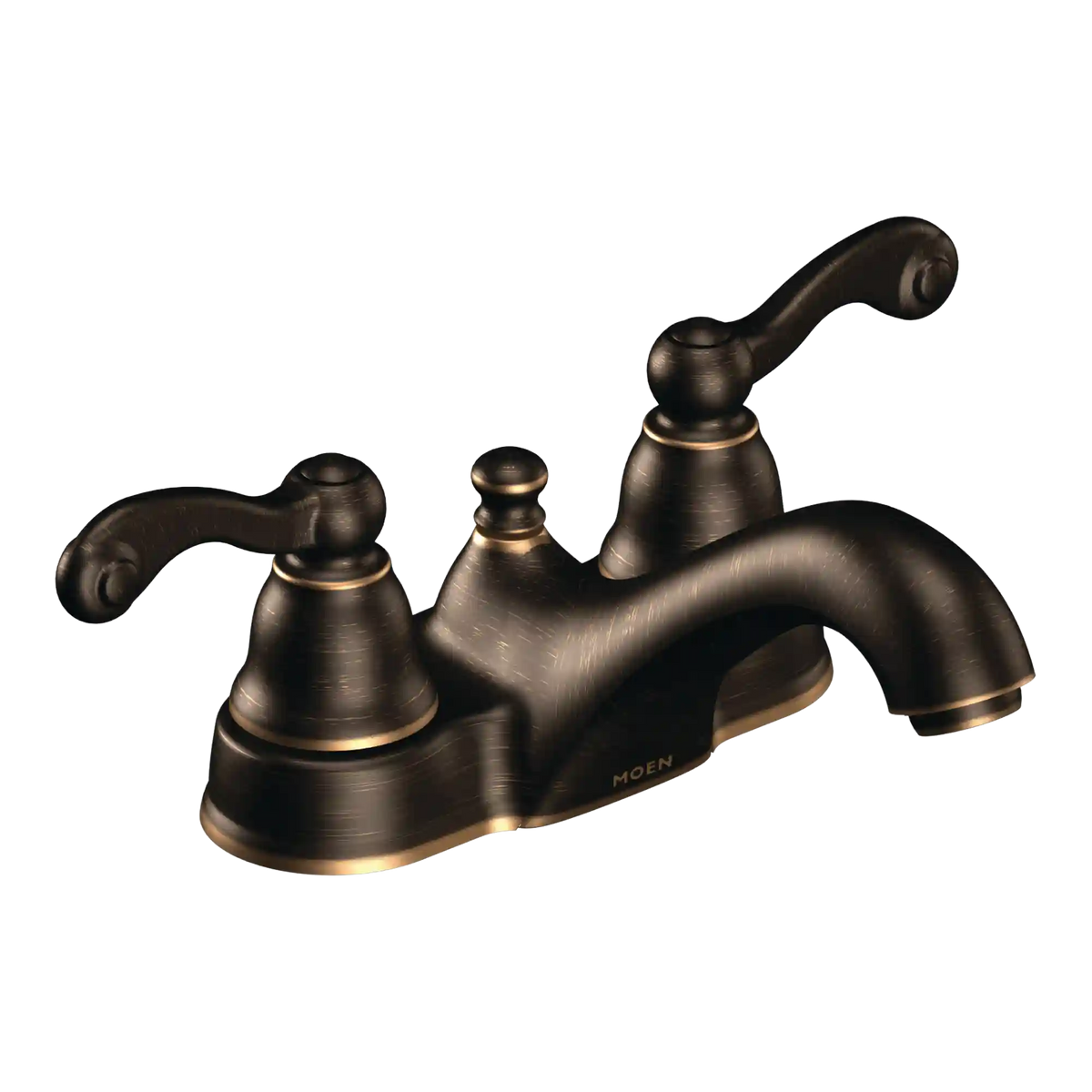 Traditional Two-Handle Low Arc Bathroom Faucet