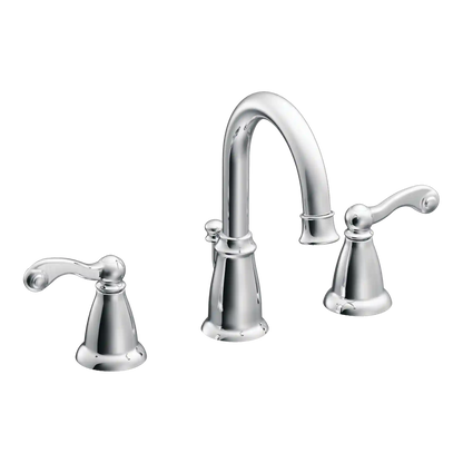 Traditional Two-Handle High Arc Bathroom Faucet