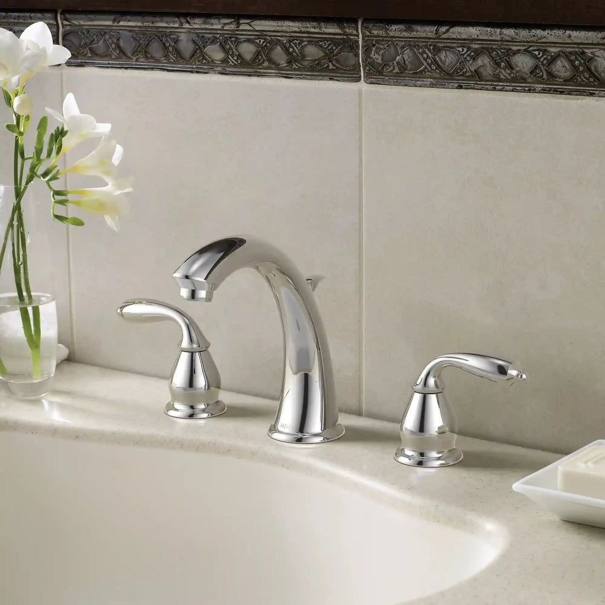 Bayhill Two-Handle Low Arc Bathroom Faucet