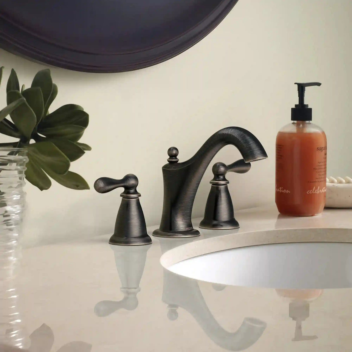 Caldwell Two-Handle High Arc Bathroom Faucet