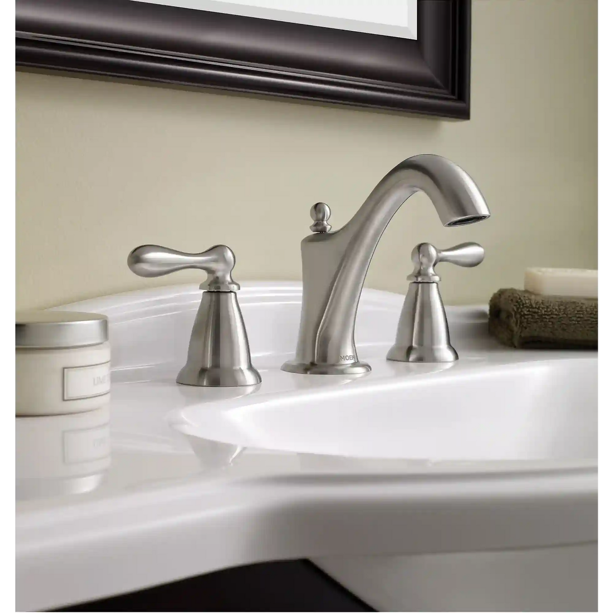 Caldwell Two-Handle High Arc Bathroom Faucet