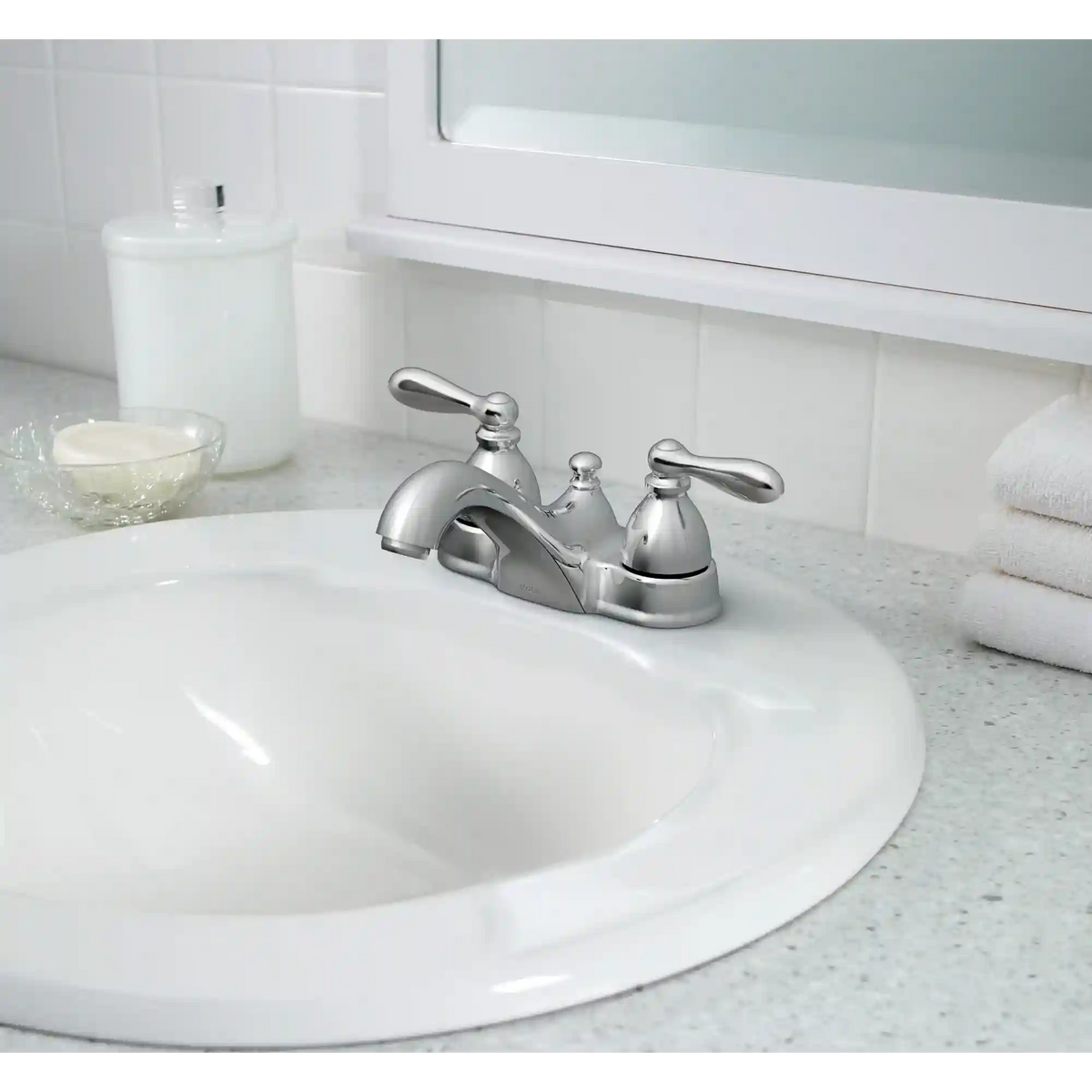 Caldwell Two-Handle Low Arc Bathroom Faucet