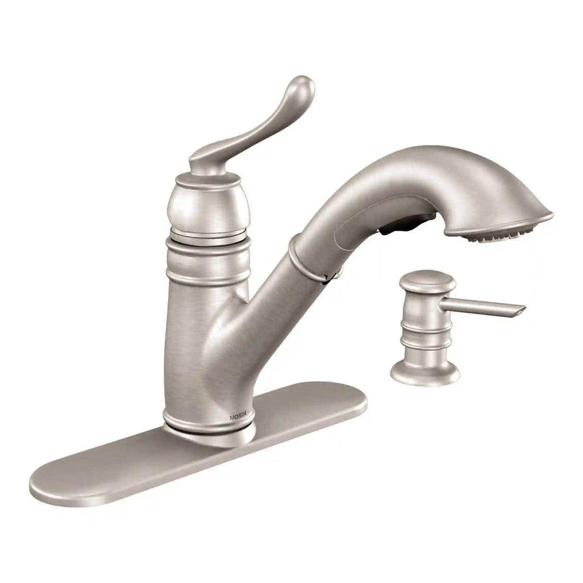 Dorsey One-Handle Low Arc Pullout Kitchen Faucet