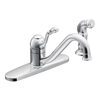 Lindley One-Handle Low Arc Kitchen Faucet