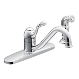 Lindley One-Handle Low Arc Kitchen Faucet