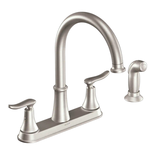 Solidad Two-Handle High Arc Kitchen Faucet