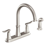 Solidad Two-Handle High Arc Kitchen Faucet