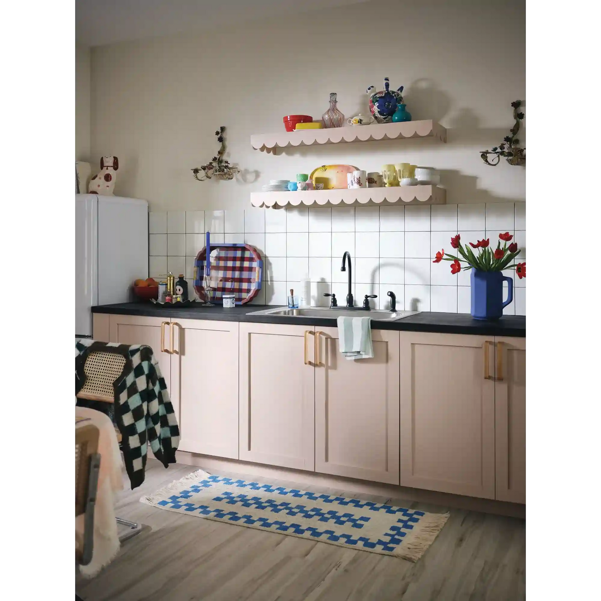 Caldwell Two-Handle High Arc Kitchen Faucet