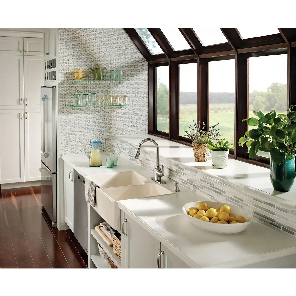 Bayhill One-Handle High Arc Pulldown Kitchen Faucet