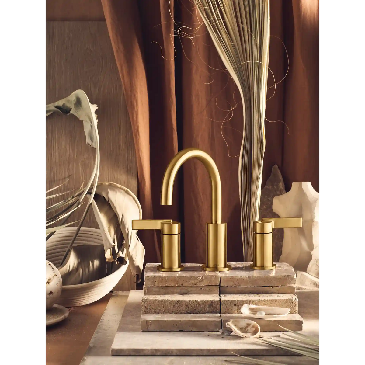 Cia Two-Handle High Arc Bathroom Faucet