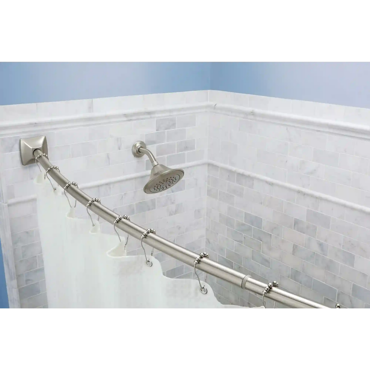 Curved Shower Rods Adjustable Curved Shower Rod