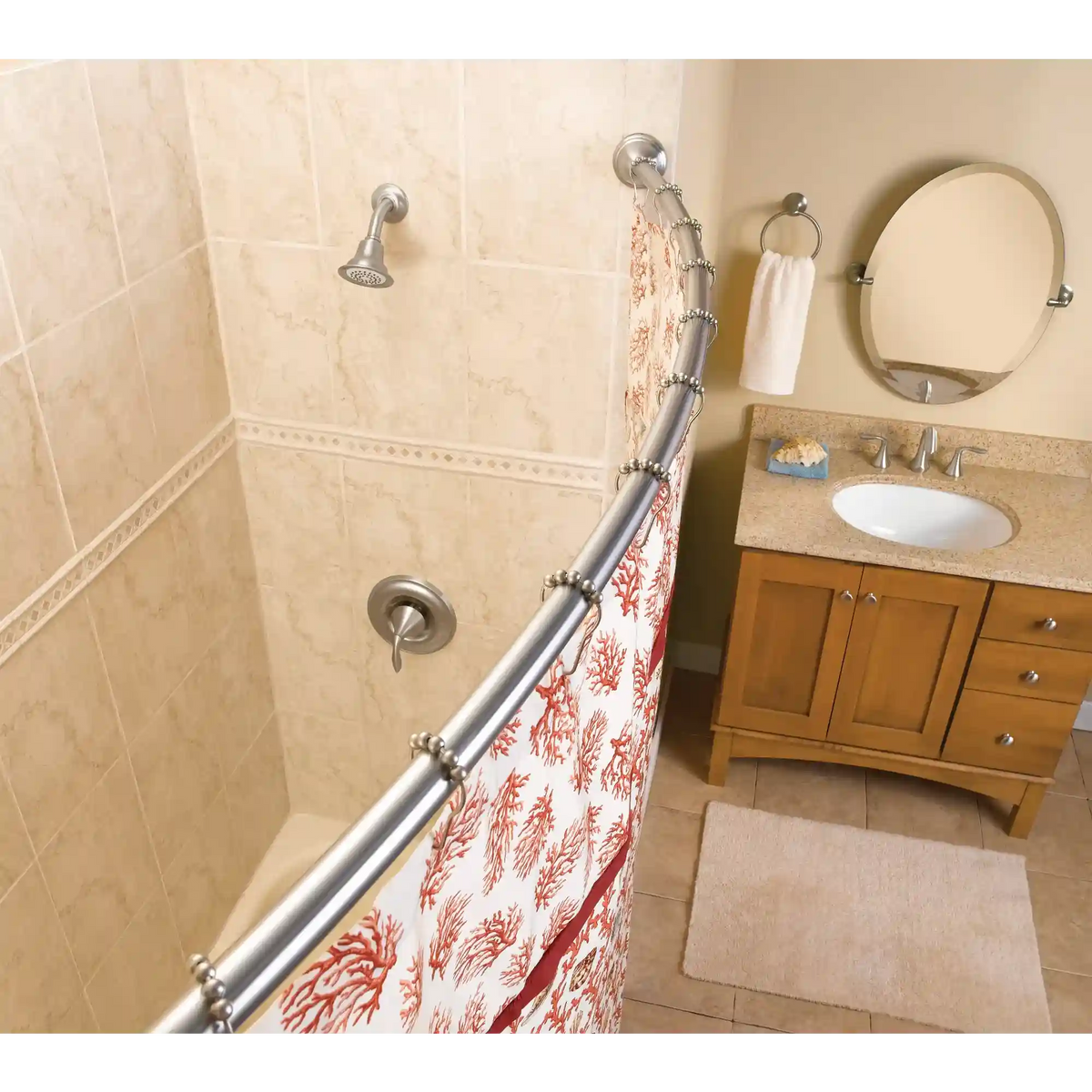 Moen Curved 5' Shower Rod