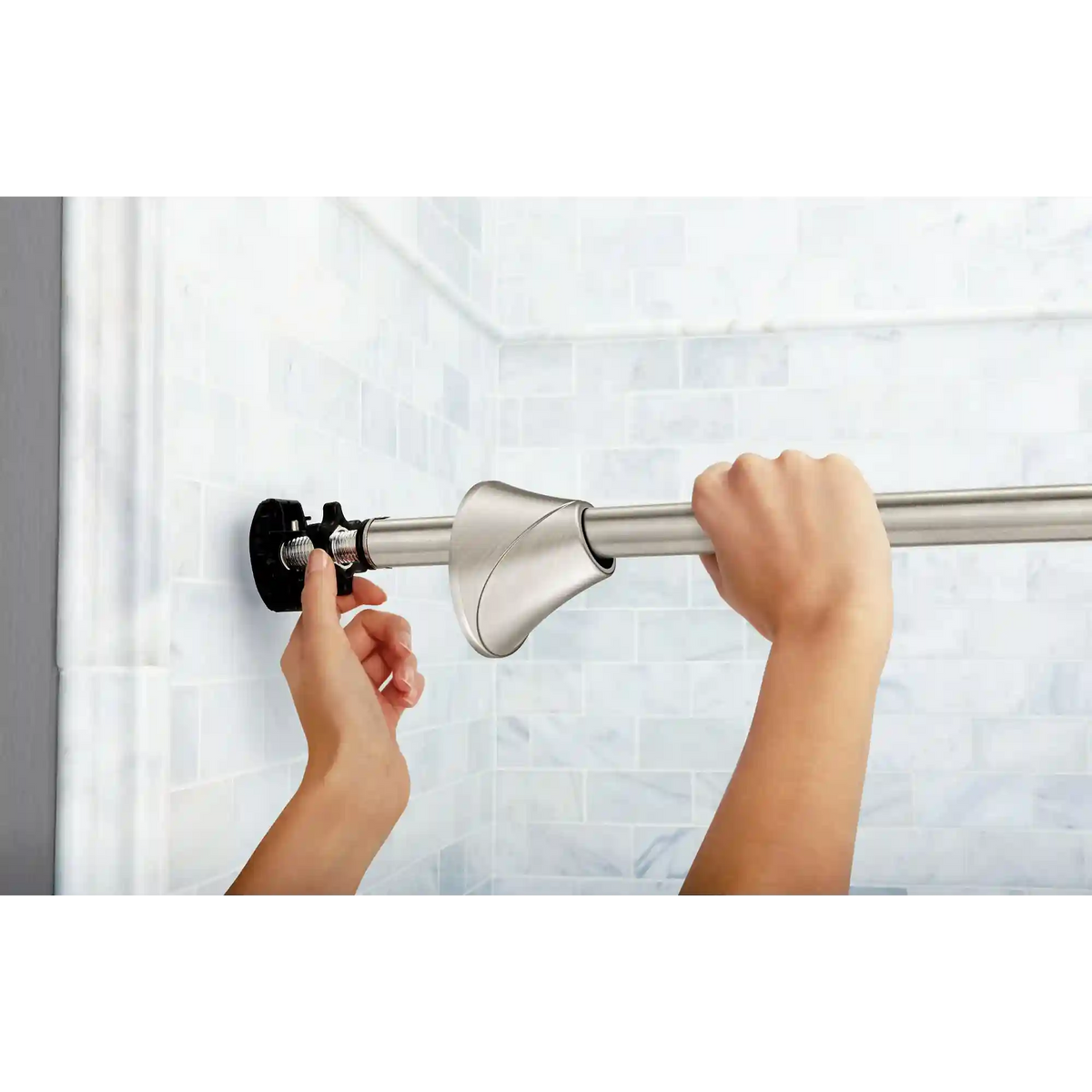 Curved Shower Rods Tension Curved Shower Rod