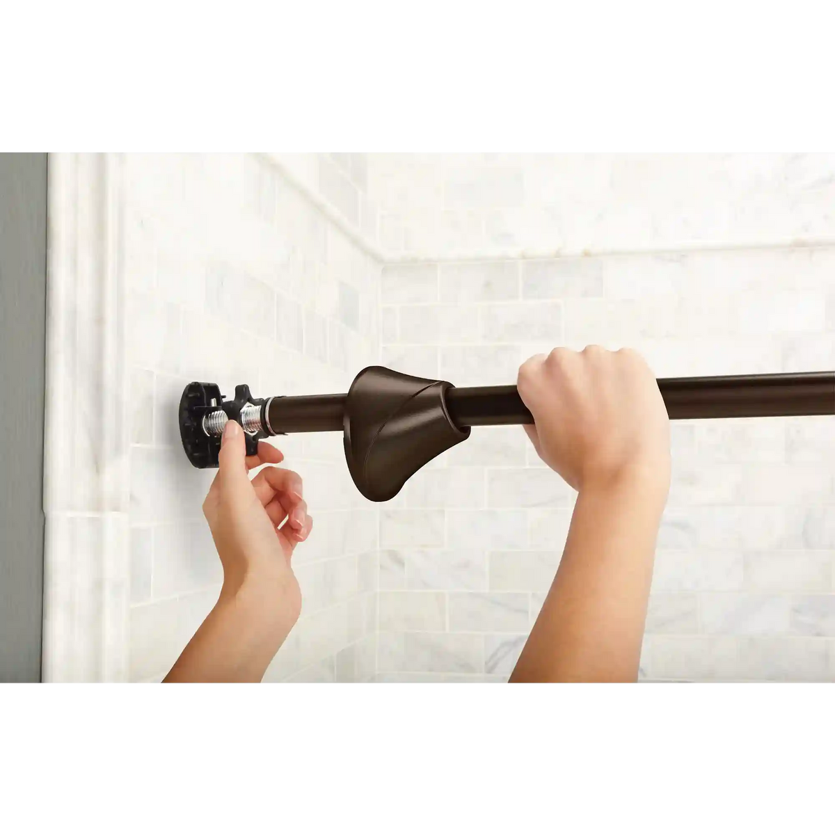 Curved Shower Rods Tension Curved Shower Rod