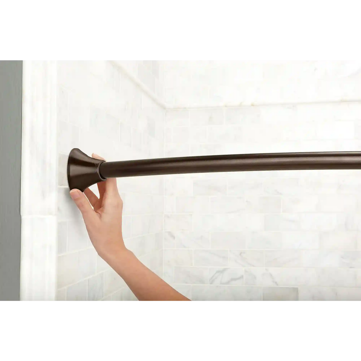 Curved Shower Rods Tension Curved Shower Rod