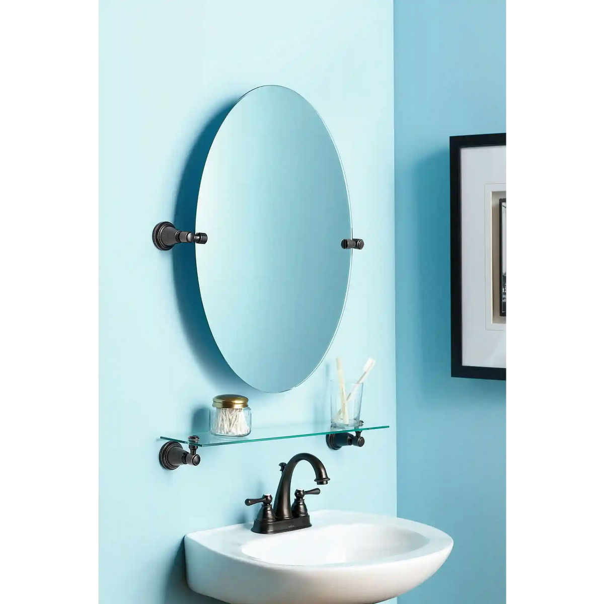 Caldwell Two-Handle High Arc Bathroom Faucet