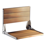 Moen Home Care Stainless and Teak Folding Shower Seat
