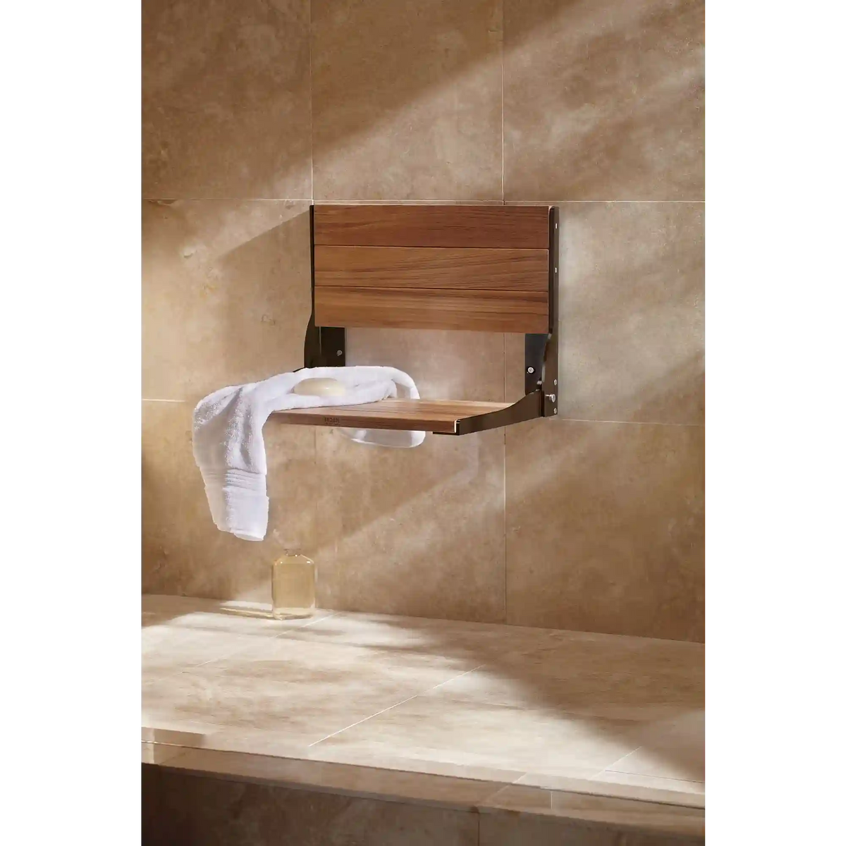Moen Bath Safety and Teak Folding Shower Seat