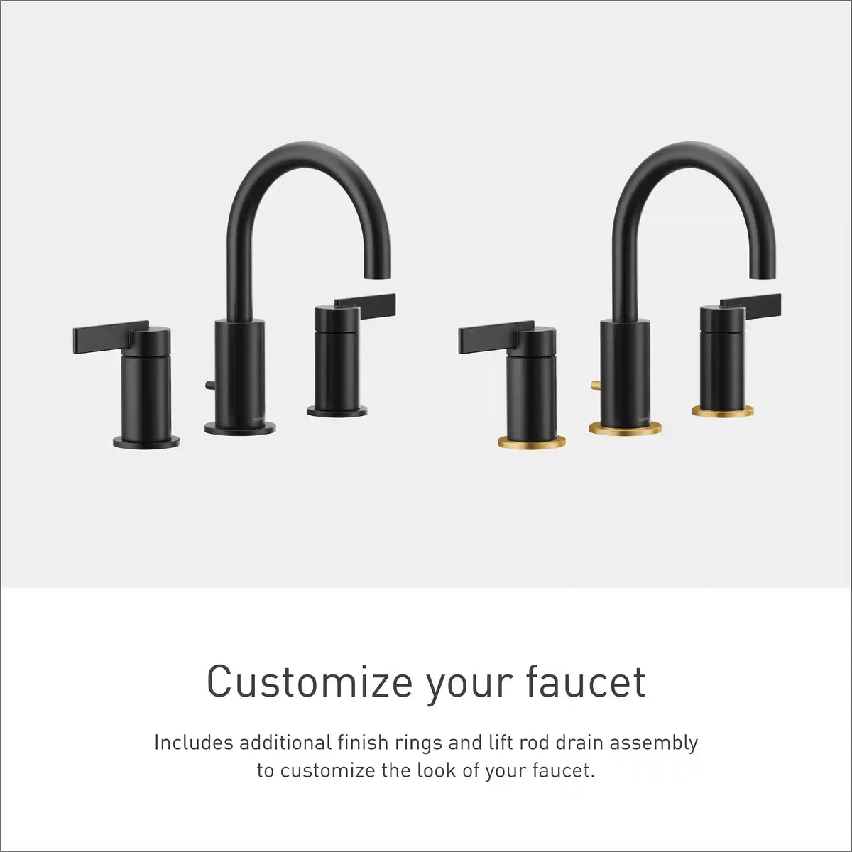 Cia Two-Handle High Arc Bathroom Faucet