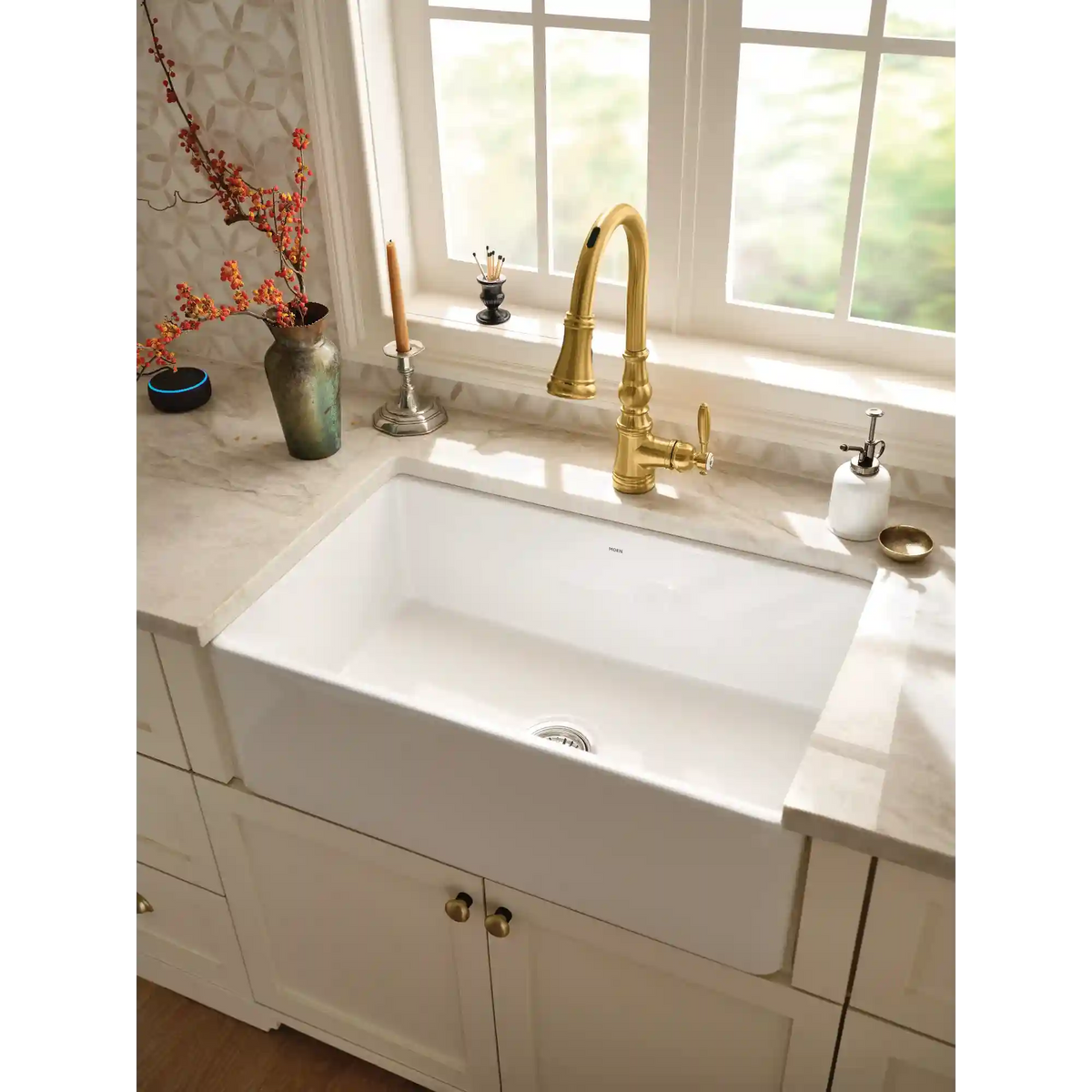Host 33" Fireclay Undermount Apron Front Single Bowl Sink
