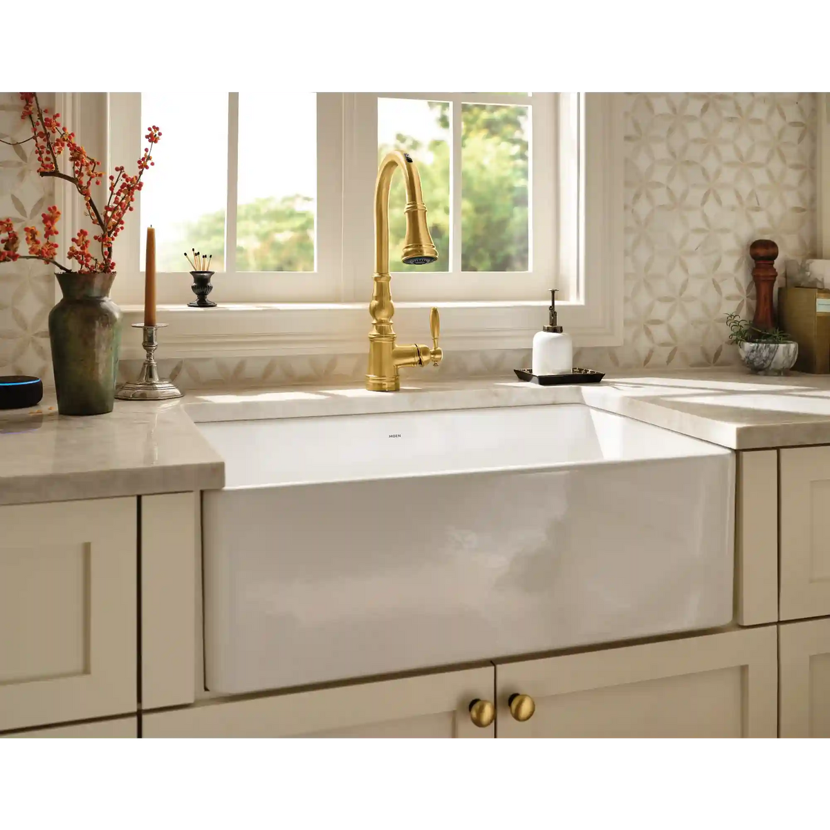 Host 33" Fireclay Undermount Apron Front Single Bowl Sink