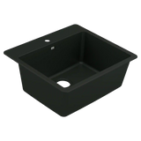 Host 25" Granite Dual Mount Single Bowl Sink