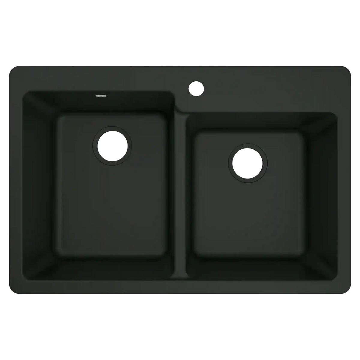 Host 33" Granite Dual Mount Double Bowl Sink