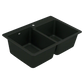 Host 33" Granite Dual Mount Double Bowl Sink