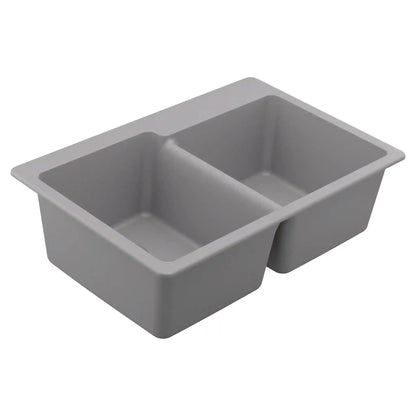 Granite Series Double Bowl Undermount Or Drop In Sink