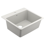 Host 25" Granite Dual Mount Single Bowl Sink