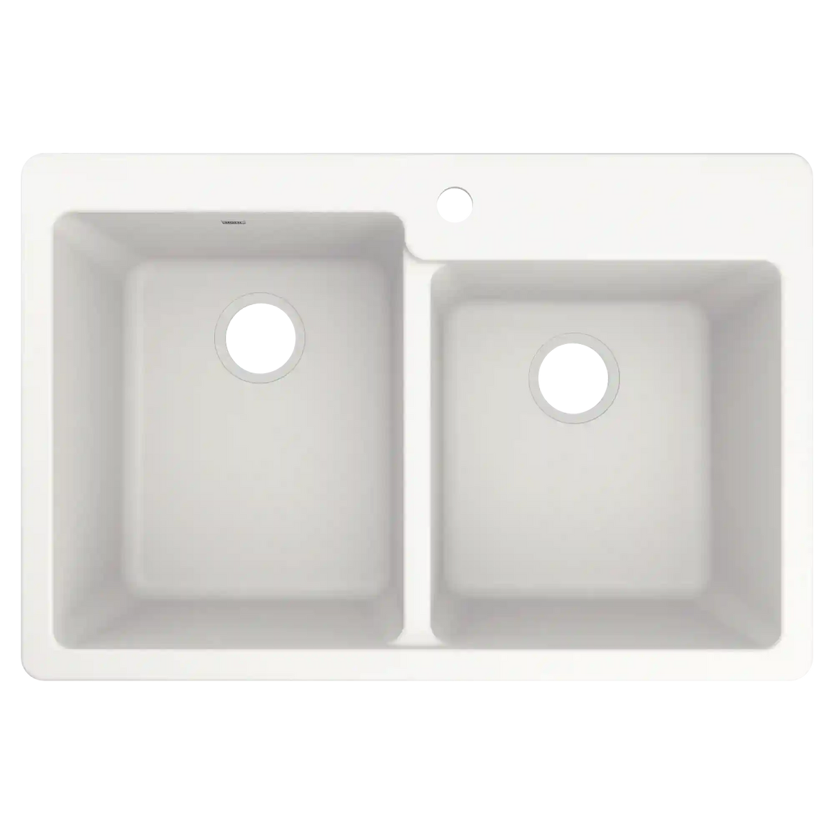Host 33" Granite Dual Mount Double Bowl Sink