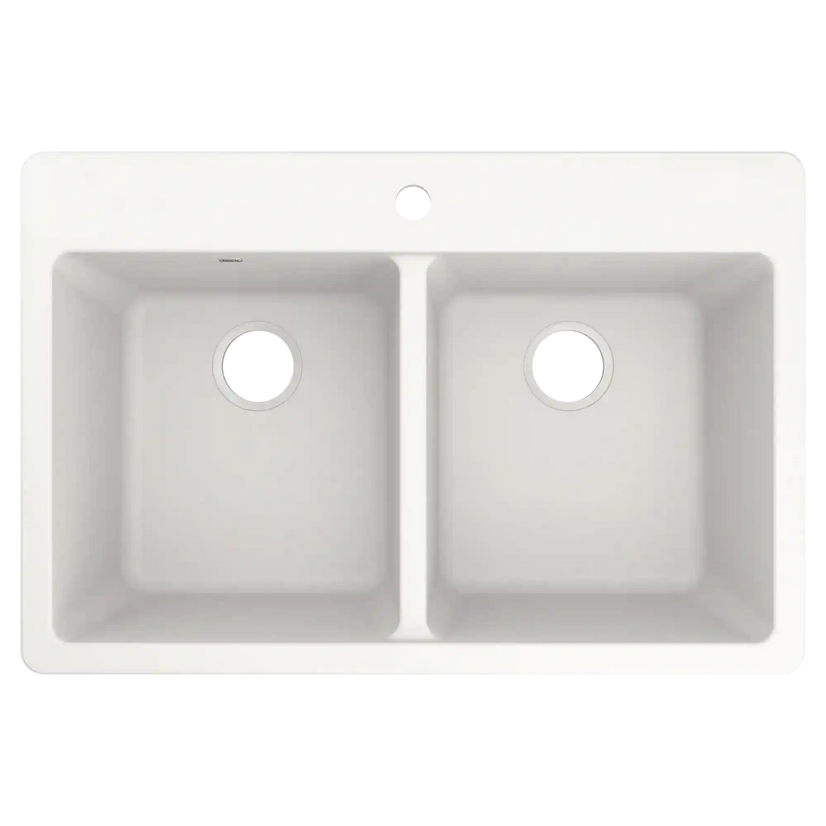 Host 33" Granite Dual Mount Double Bowl Sink