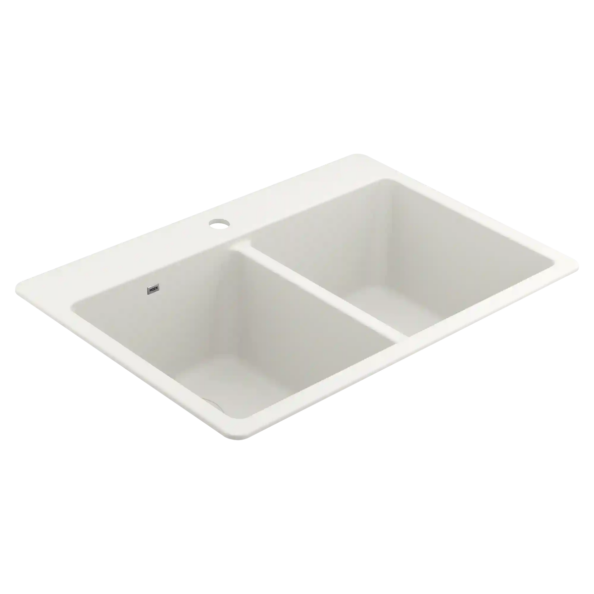 Host 33" Granite Dual Mount Double Bowl Sink