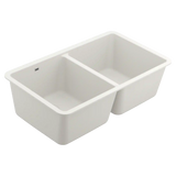 Host 33" Granite Undermount Double Bowl Sink